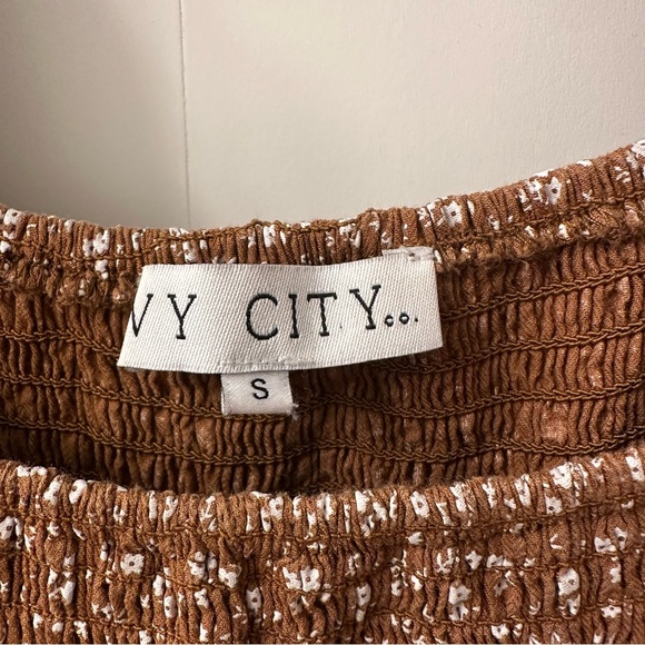 Ivy City Co Amber brown floral dress Size Small - Picture 7 of 13